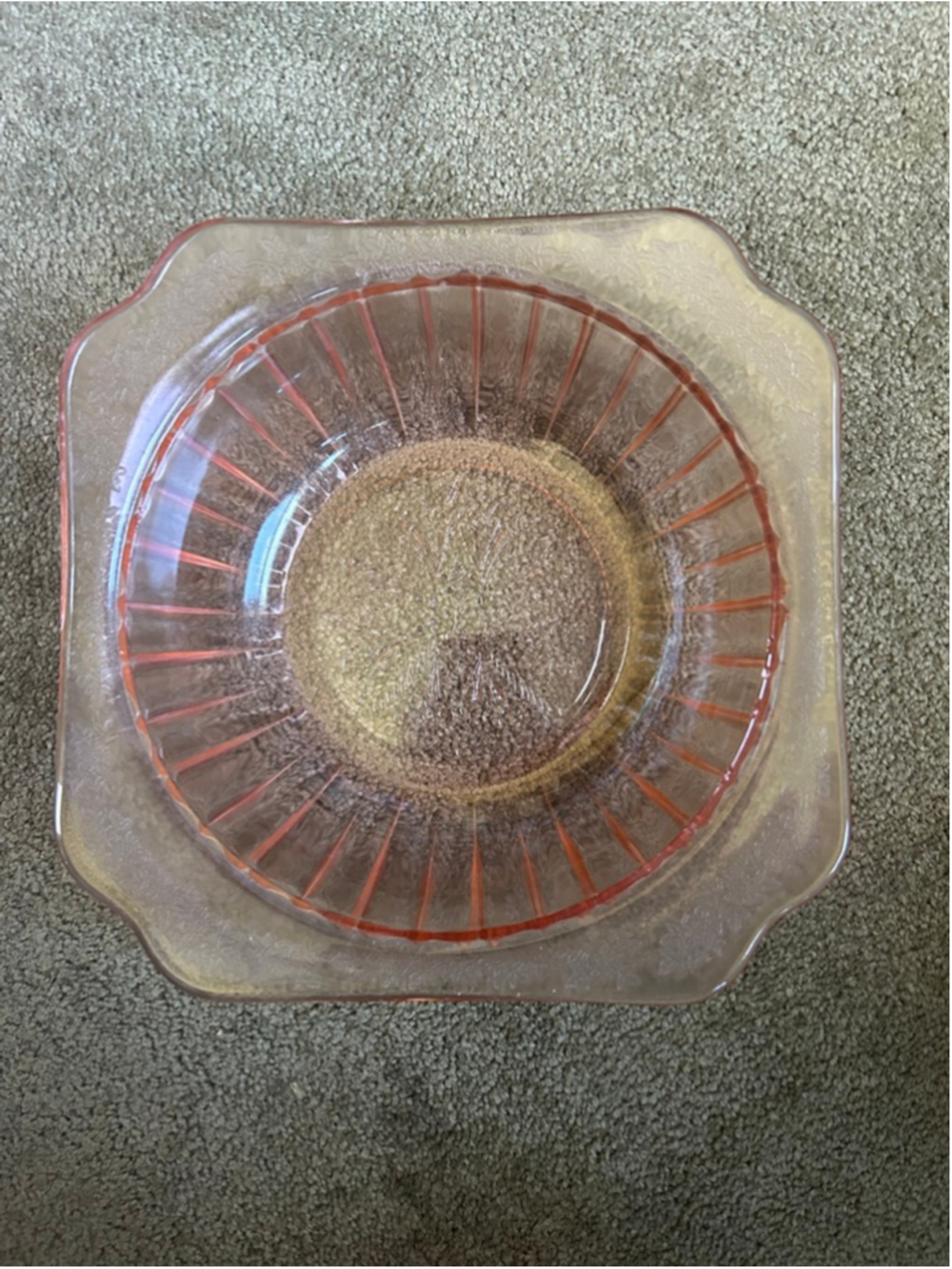 Unisex Jeannette Glass Pink Depression Glass Serveware One Size